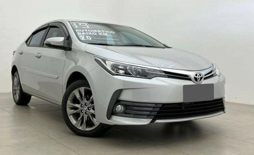 TOYOTA COROLLA 2.0 XEI 16V FLEX 4P AUTOMÁTICO ANO 2019 COR PRATA